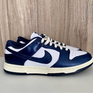 Nike Dunk Low Vintage Midnight Navy Shoes FN7197-100 Women’s Size 9.5 / Men’s 8
